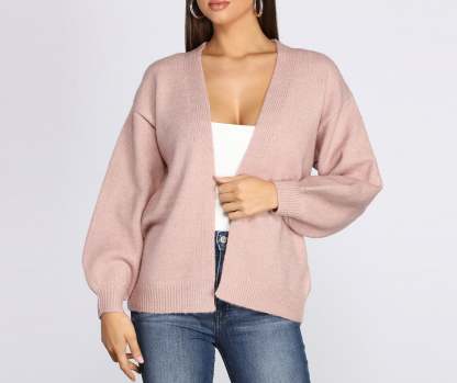 Keep Knit Cozy Cardigan - Lady Occasions