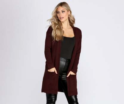 Cozy Cutie Duster Cardigan - Lady Occasions