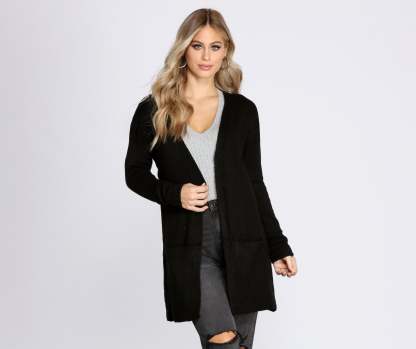 Cozy Cutie Duster Cardigan - Lady Occasions