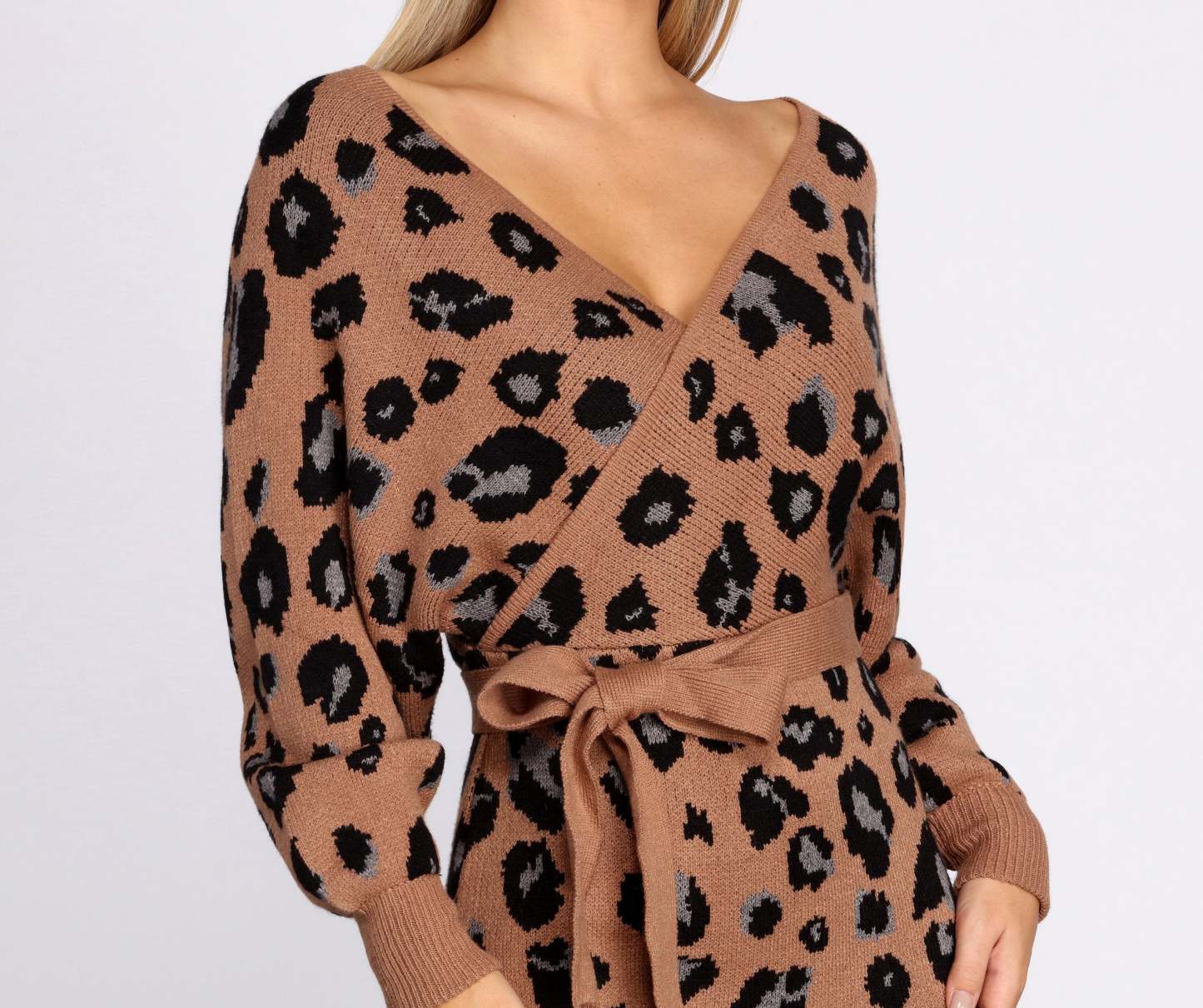 Feline Fierce Sweater Dress - Lady Occasions