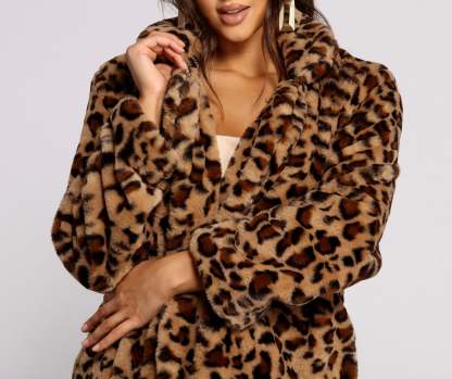 On The Prowl Faux Fur Jacket - Lady Occasions