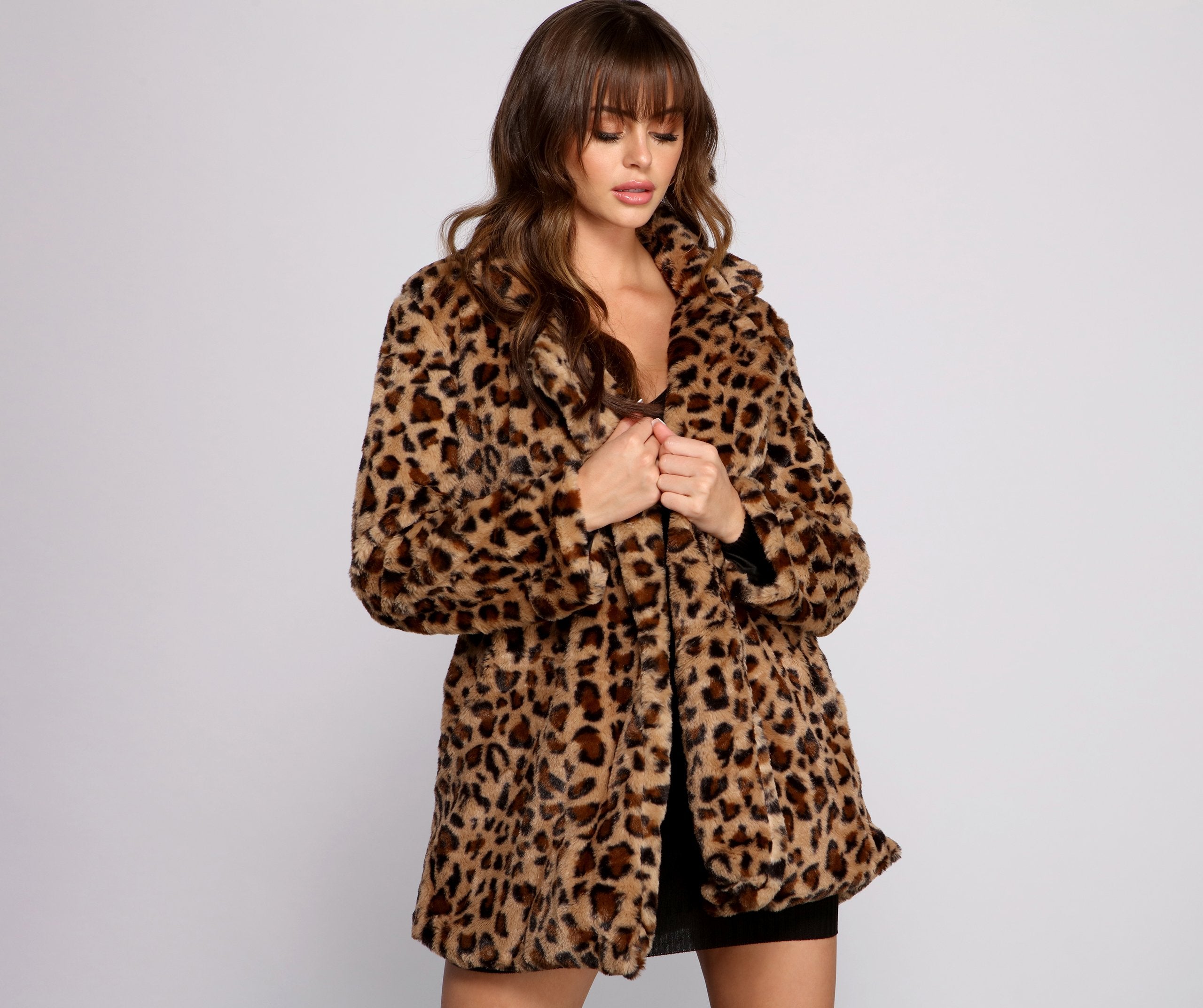 On The Prowl Faux Fur Jacket - Lady Occasions