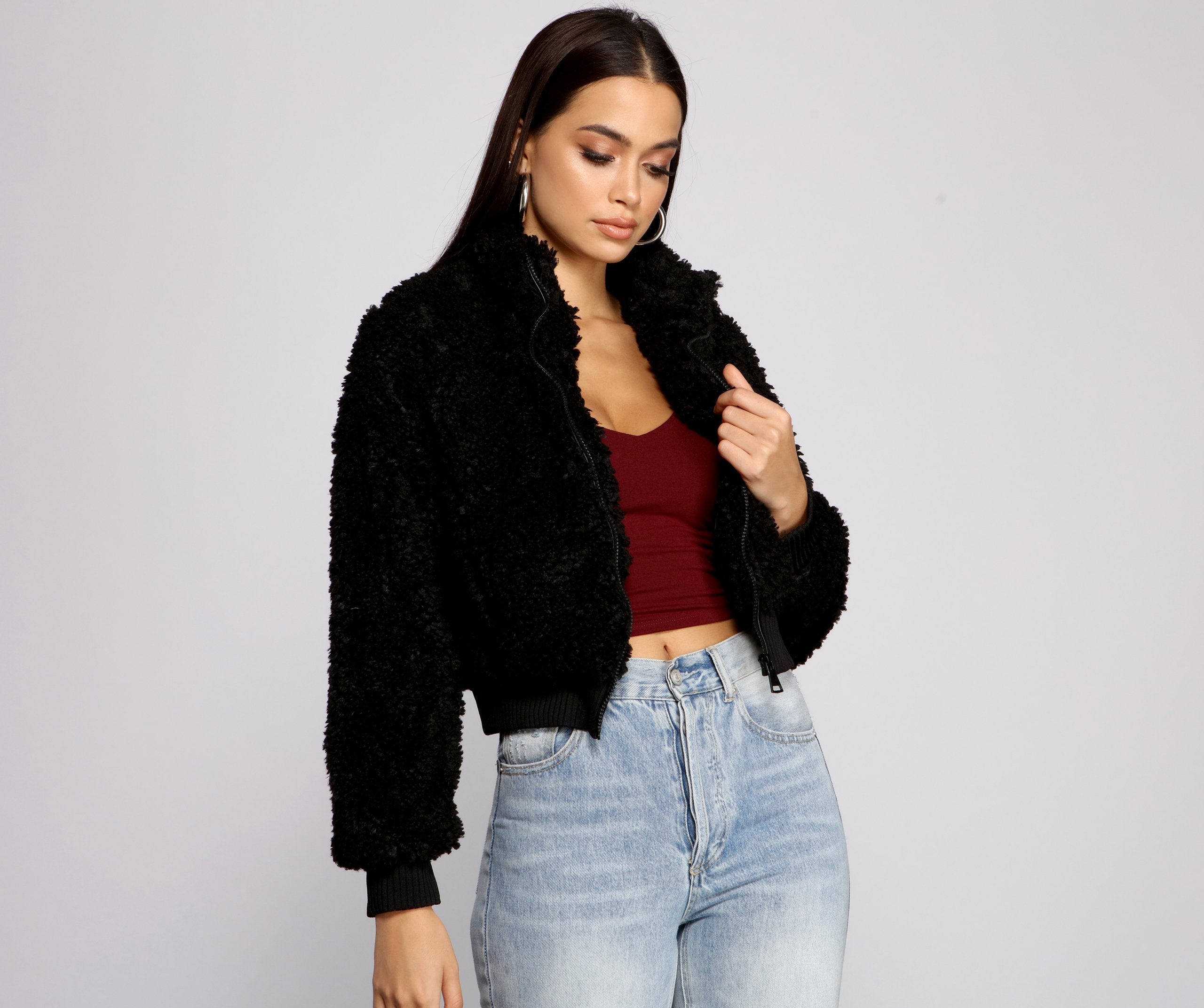 Back To Basics Faux Fur Jacket - Lady Occasions