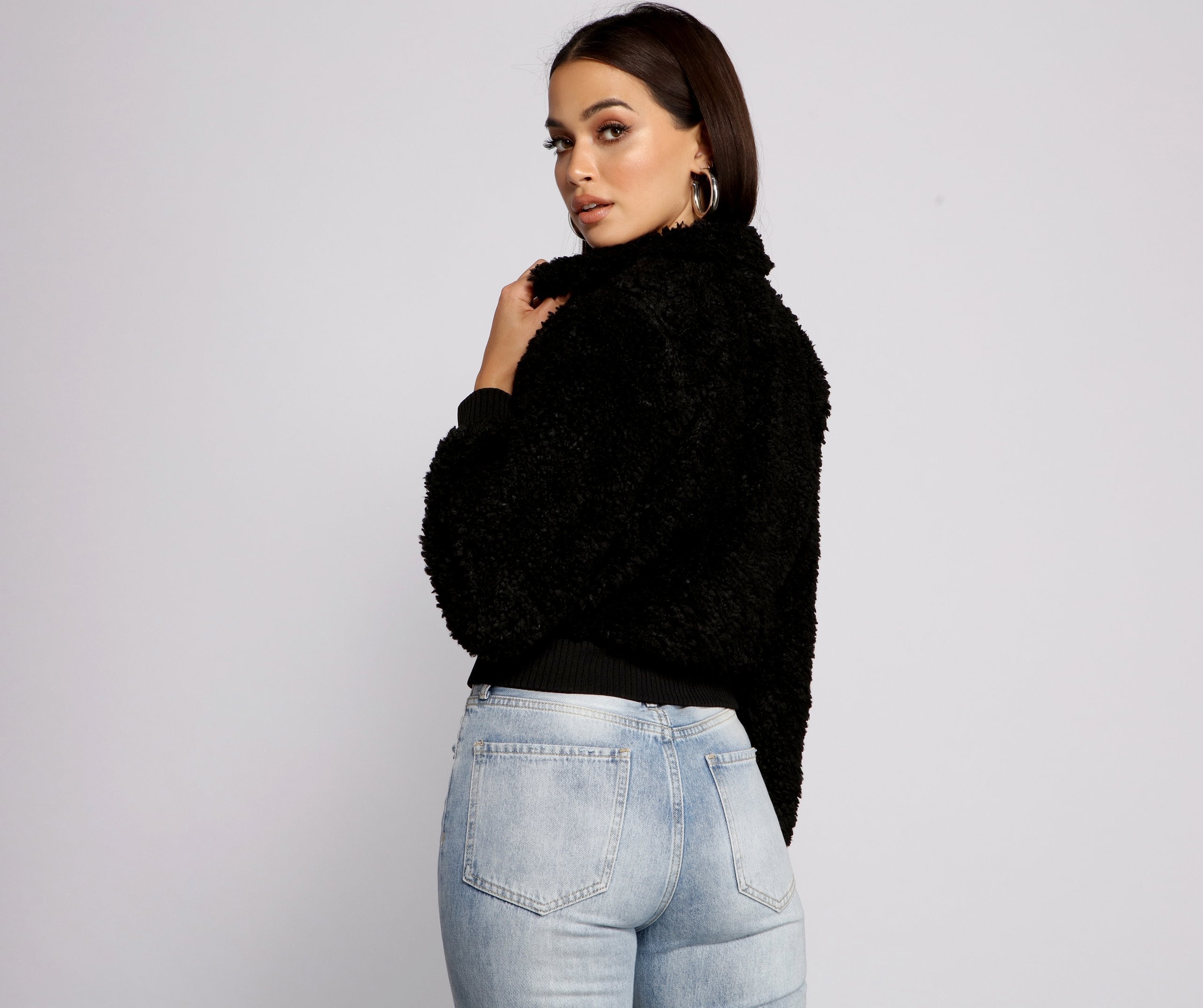 Back To Basics Faux Fur Jacket - Lady Occasions