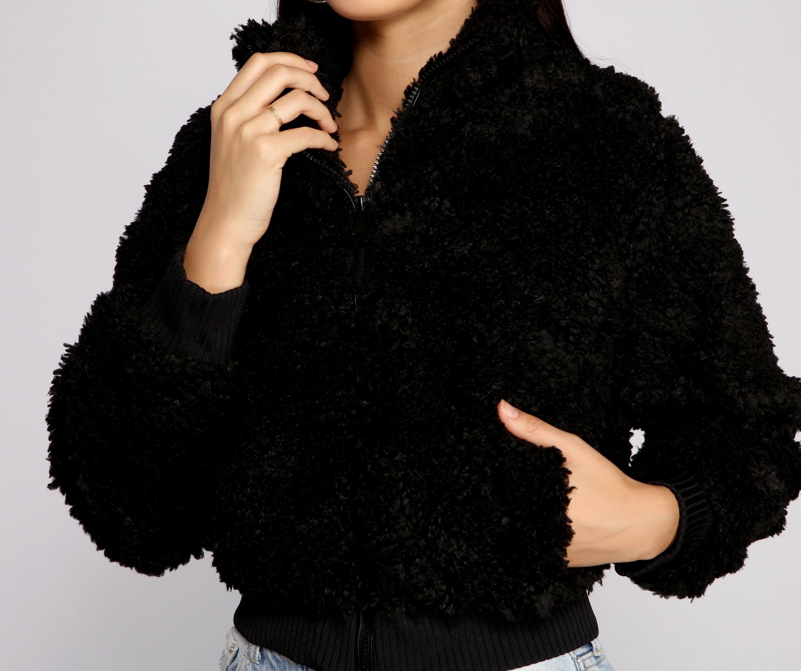 Back To Basics Faux Fur Jacket - Lady Occasions