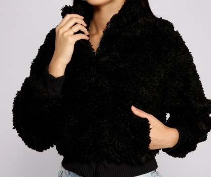Back To Basics Faux Fur Jacket - Lady Occasions