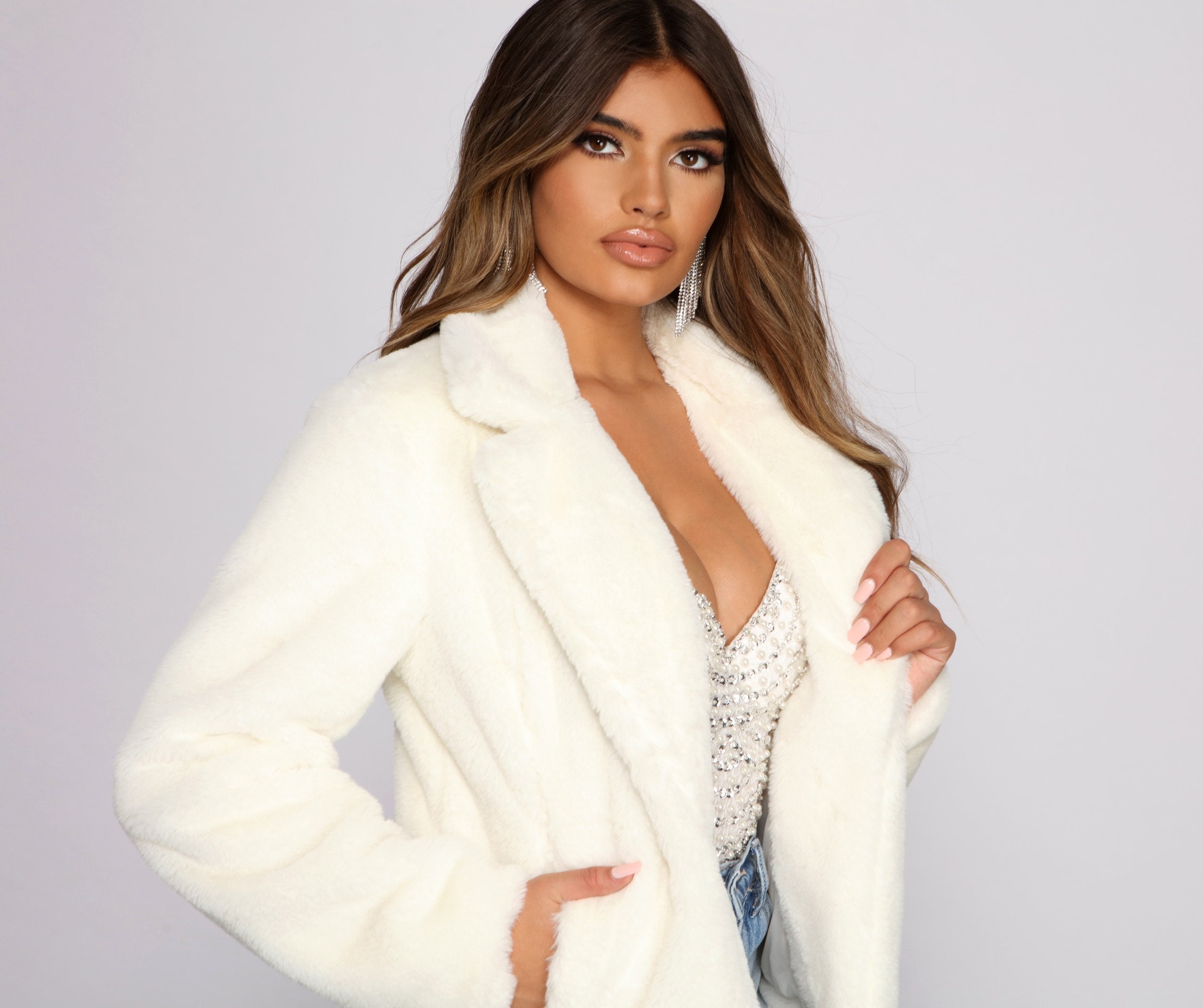 Cuddle Weather Faux Fur Jacket - Lady Occasions