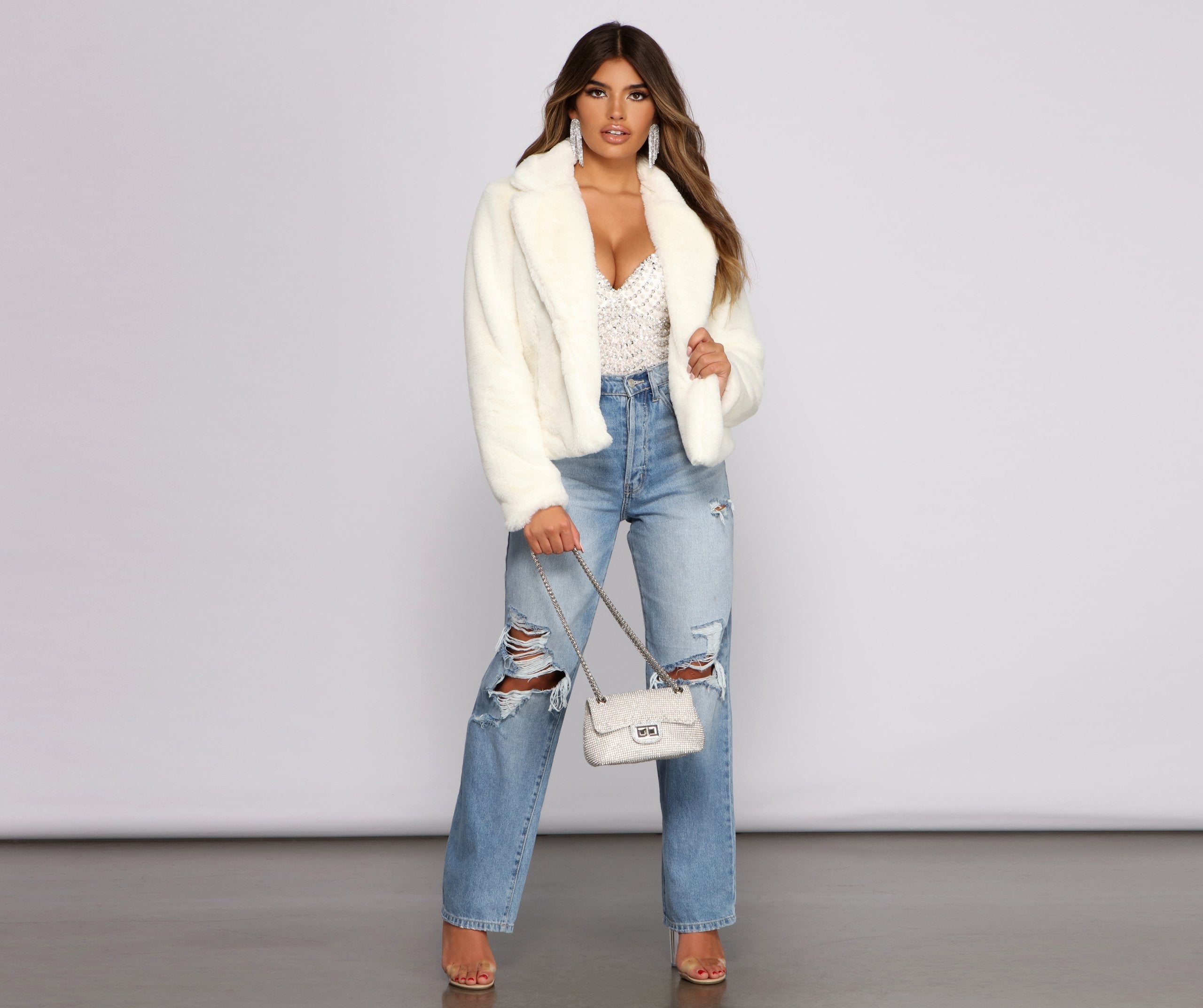 Cuddle Weather Faux Fur Jacket - Lady Occasions