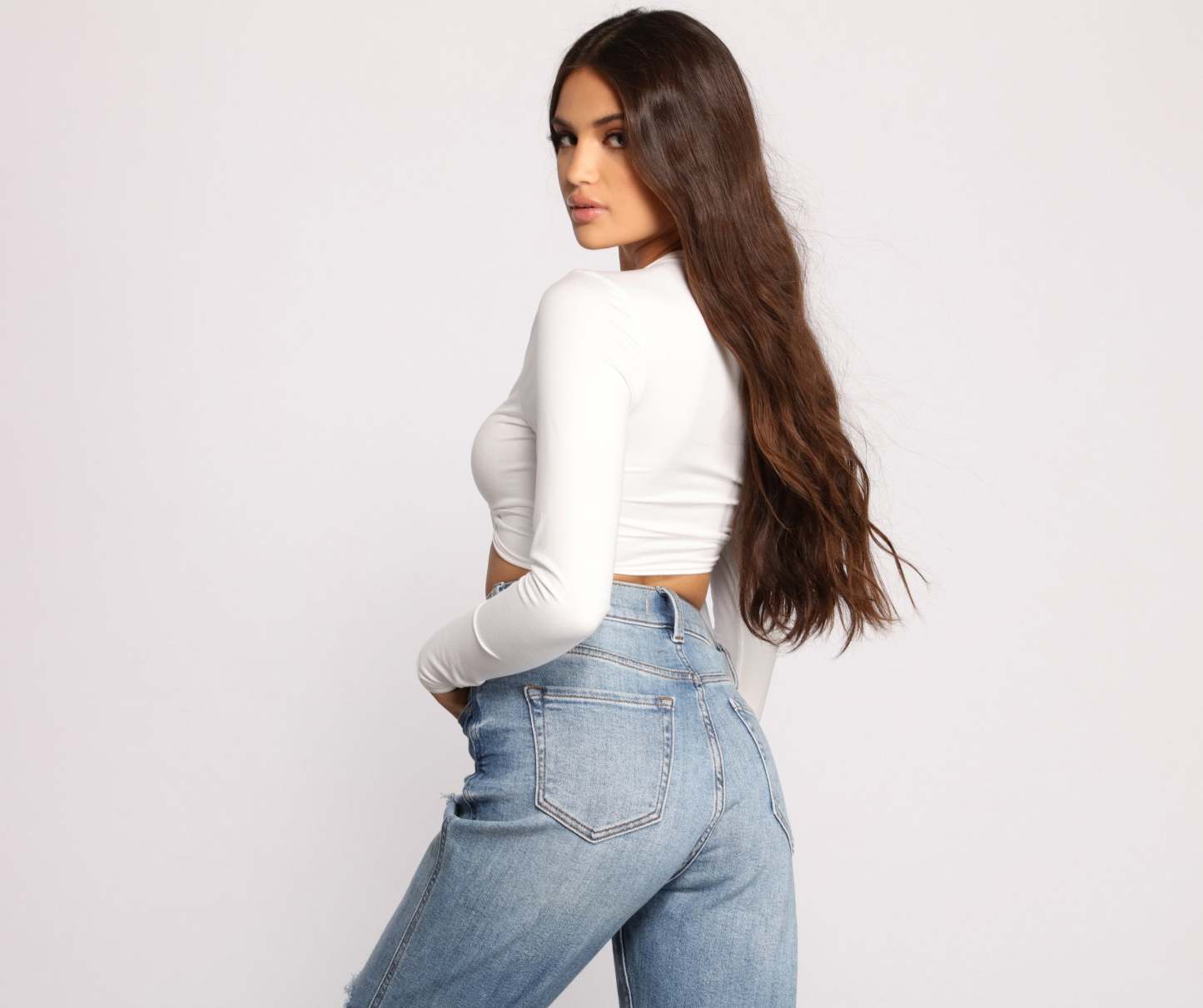 Falling For Basics Tie-Front Top - Lady Occasions