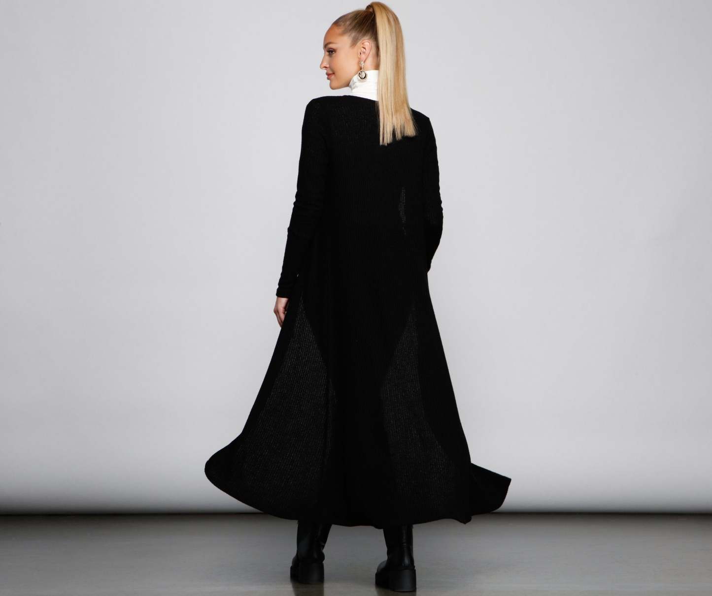 Keeping Knit Cozy Basic Duster - Lady Occasions