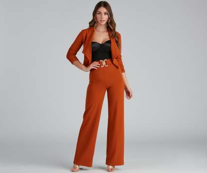 House Of Glam Ruched Blazer - Lady Occasions