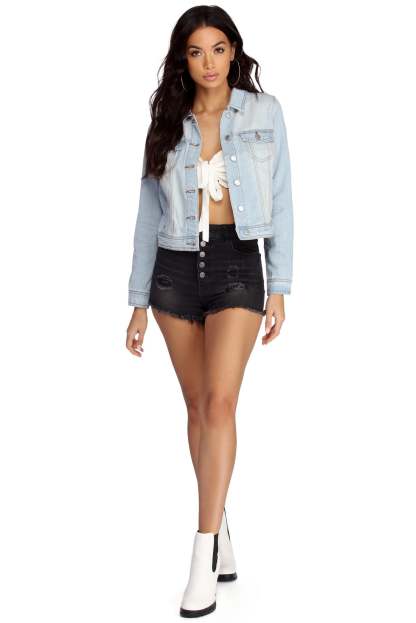 Feeling Adventurous Denim Jacket - Lady Occasions