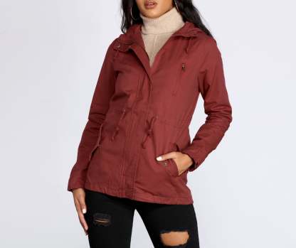 Hooded Out For An Adventure Anorak - Lady Occasions
