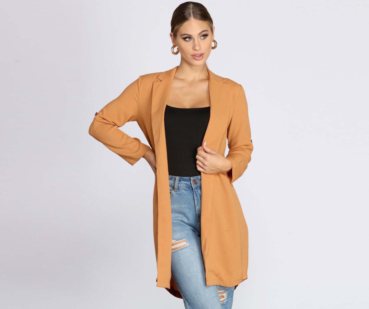 Dressed To Impress Belted Trench - Lady Occasions