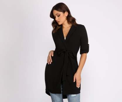 Dressed To Impress Belted Trench - Lady Occasions