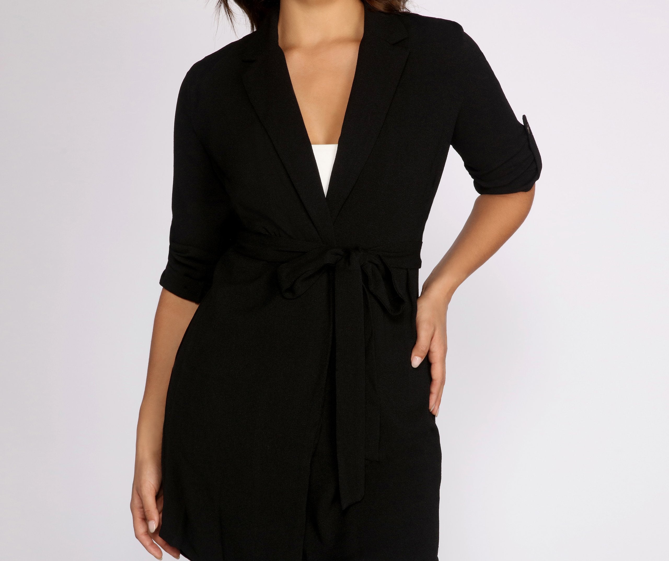 Dressed To Impress Belted Trench - Lady Occasions