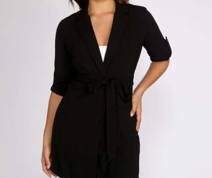 Dressed To Impress Belted Trench - Lady Occasions