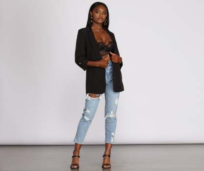 Making The Rules Boyfriend Blazer - Lady Occasions