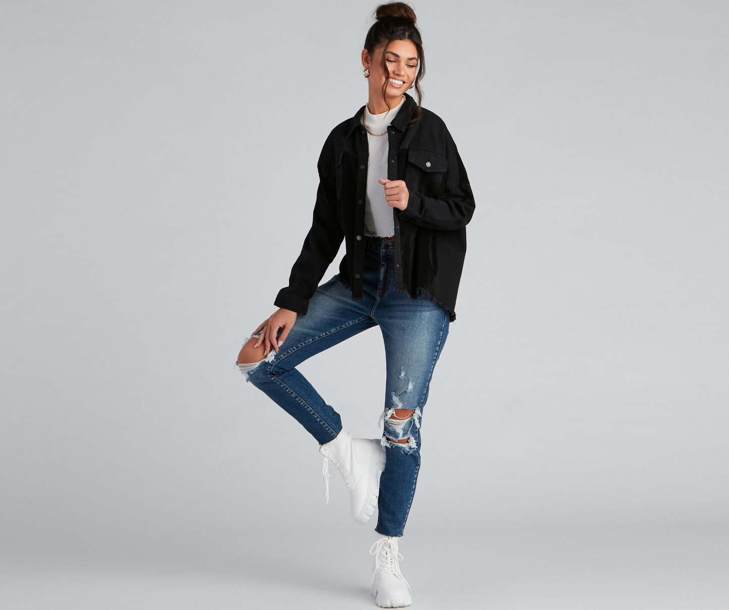 Chill Vibes Denim And Corduroy Jacket - Lady Occasions