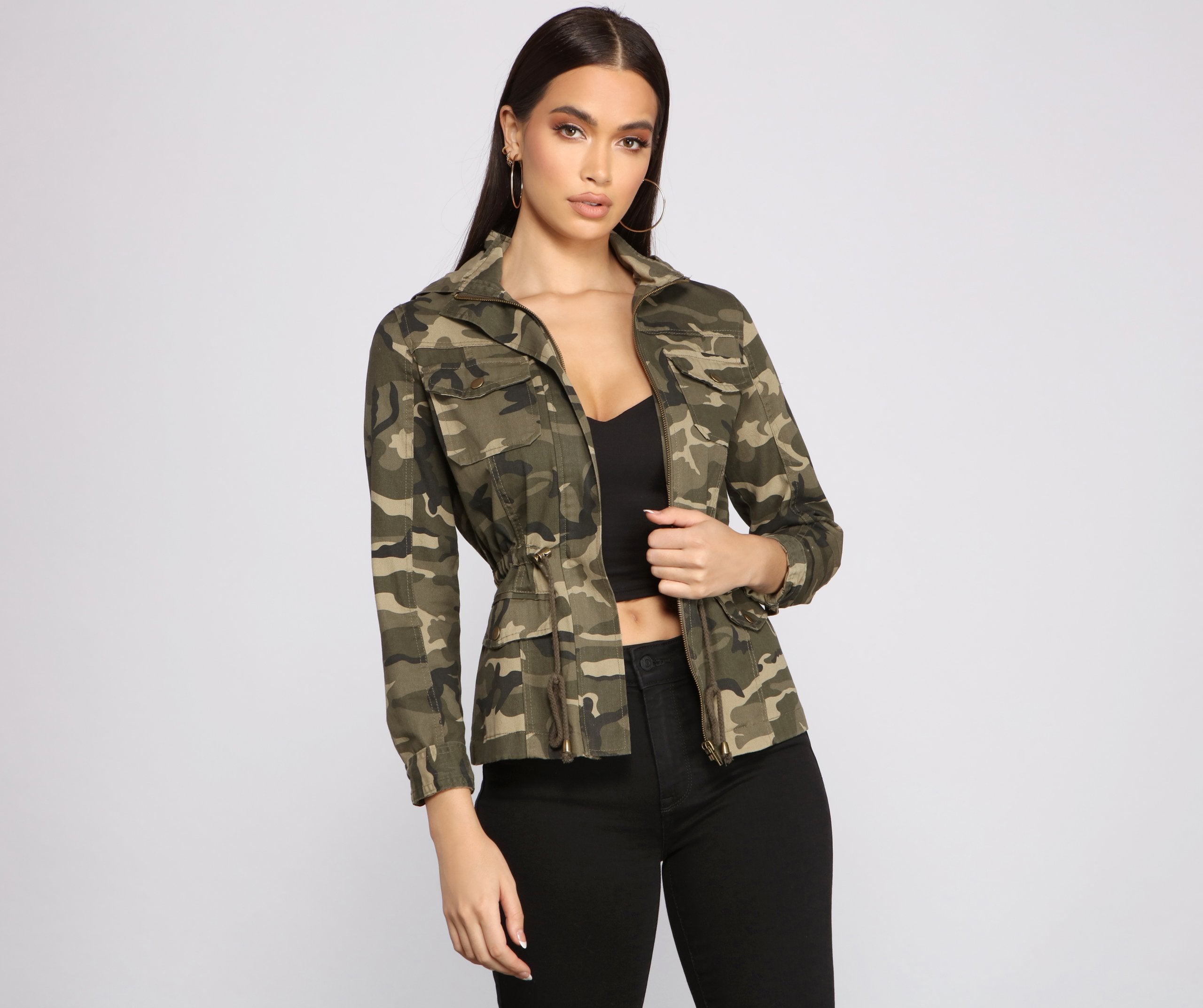 Hidden Attraction Anorak Jacket - Lady Occasions