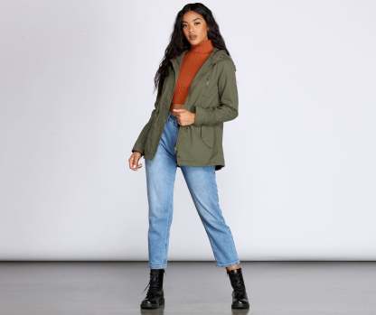 Hooded Out For An Adventure Anorak - Lady Occasions
