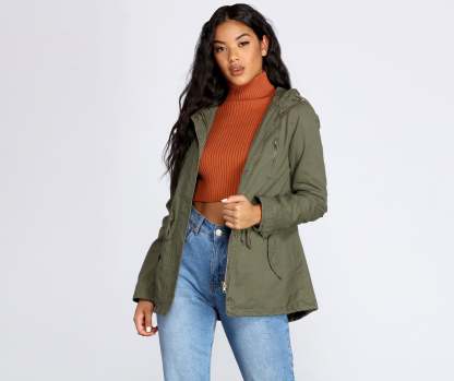 Hooded Out For An Adventure Anorak - Lady Occasions