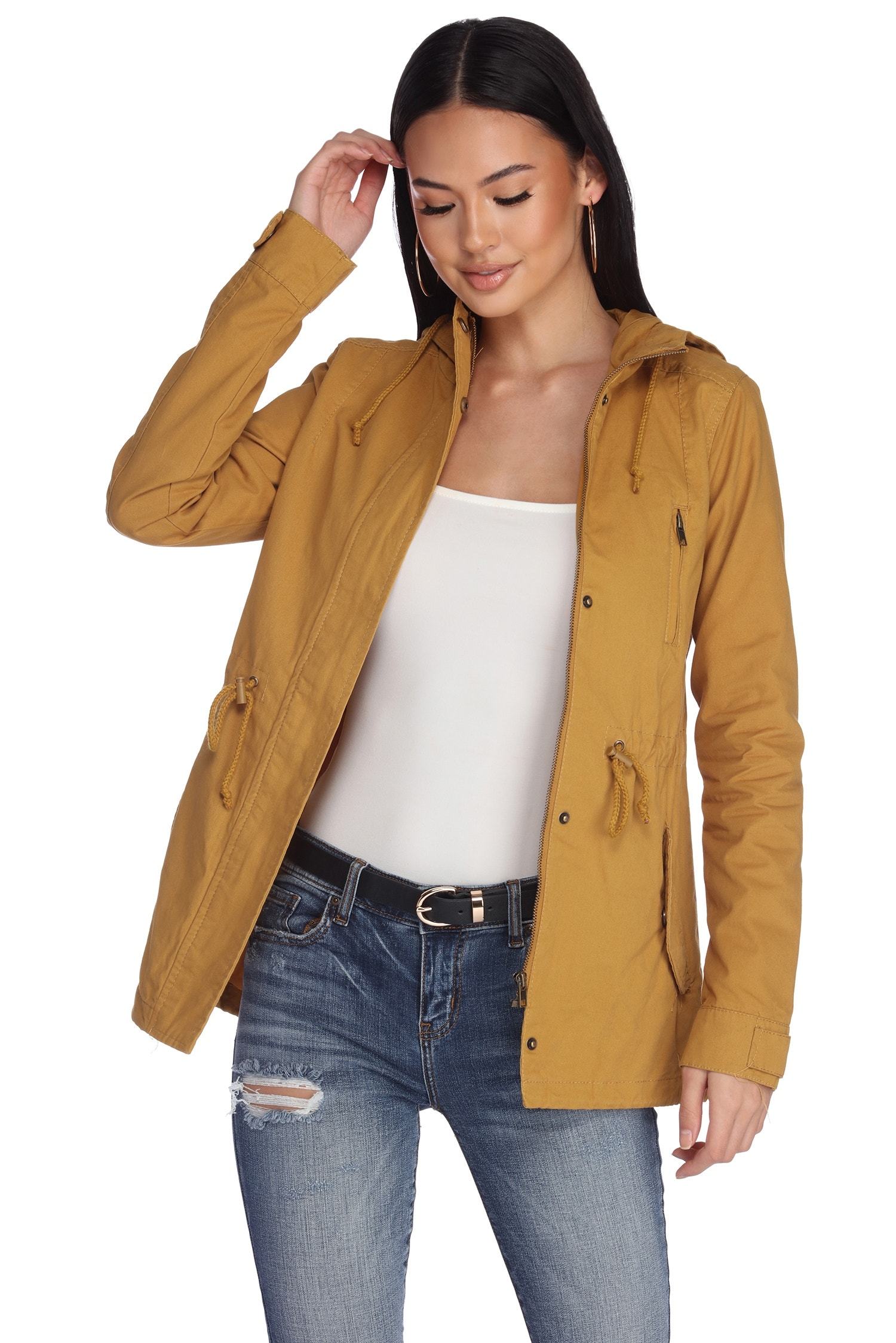 Hooded Out For An Adventure Anorak - Lady Occasions