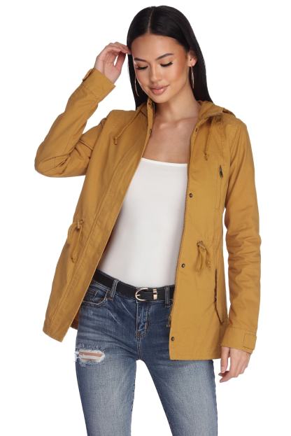 Hooded Out For An Adventure Anorak - Lady Occasions