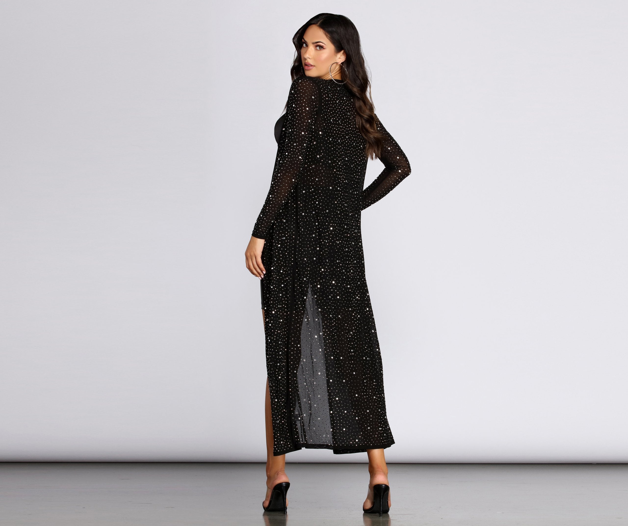 Hot Mesh Heat Stone Duster - Lady Occasions