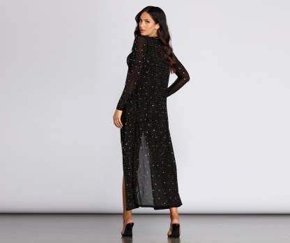 Hot Mesh Heat Stone Duster - Lady Occasions