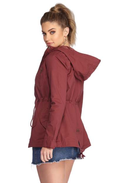 Hooded Out For An Adventure Anorak - Lady Occasions
