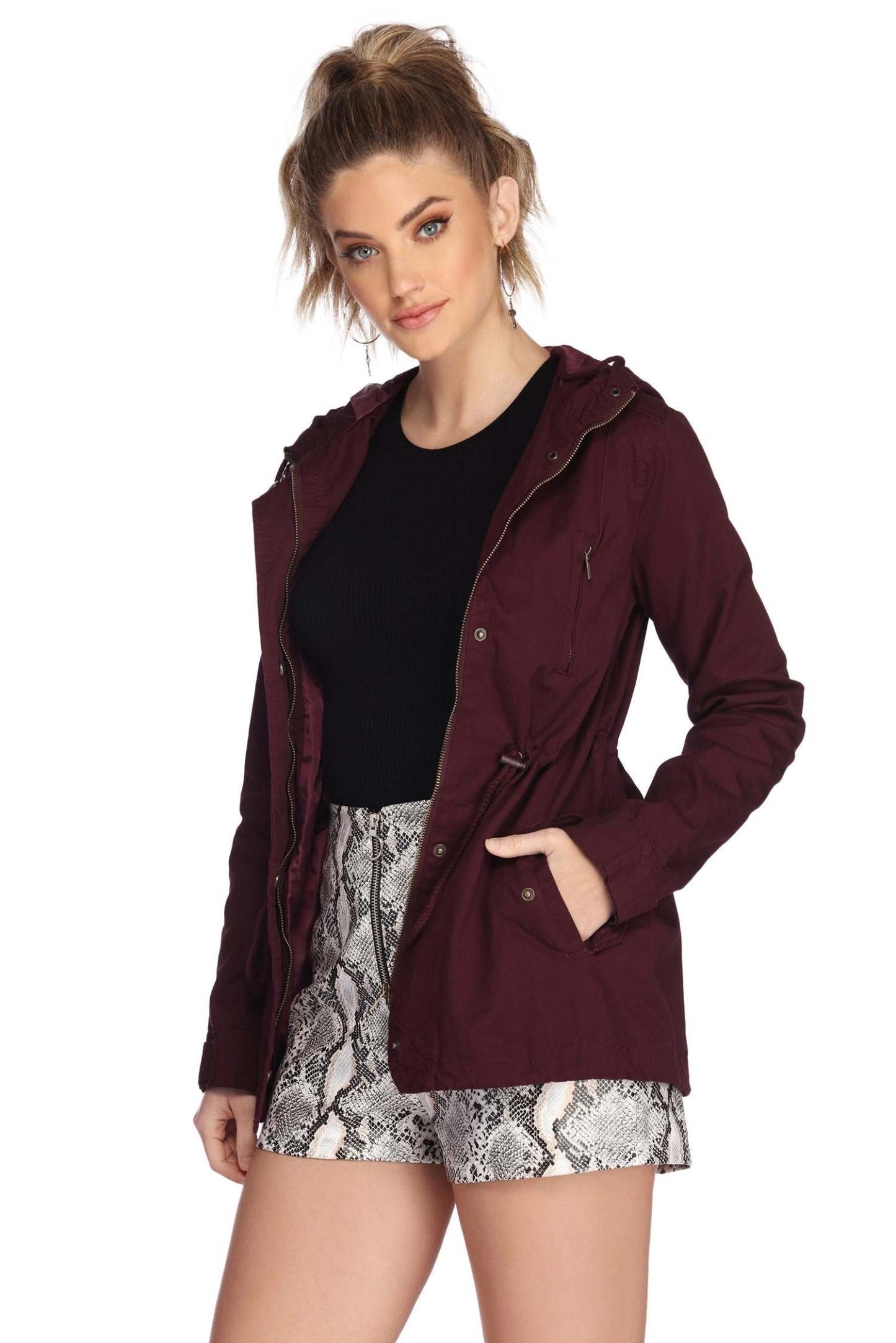 Hooded Out For An Adventure Anorak - Lady Occasions