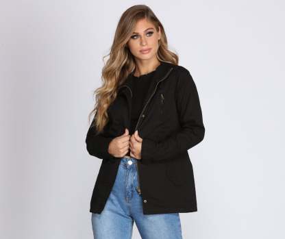 Hooded Out For An Adventure Anorak - Lady Occasions