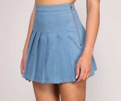 Pleated Perfection Mini Skirt - Lady Occasions