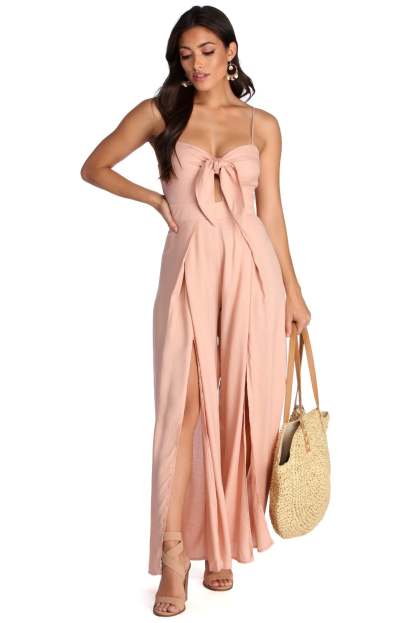 Sweet Surprise Wide Leg Jumpsuit - Lady Occasions