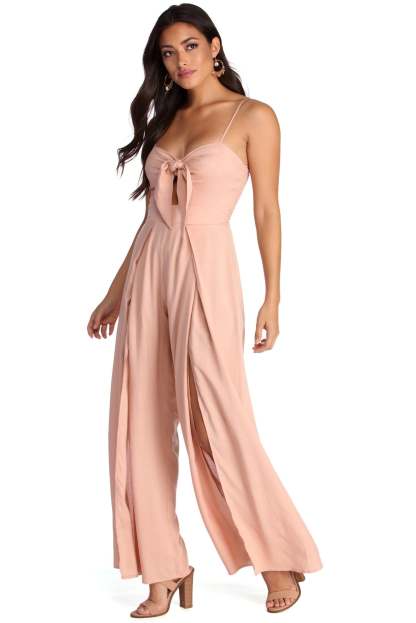Sweet Surprise Wide Leg Jumpsuit - Lady Occasions