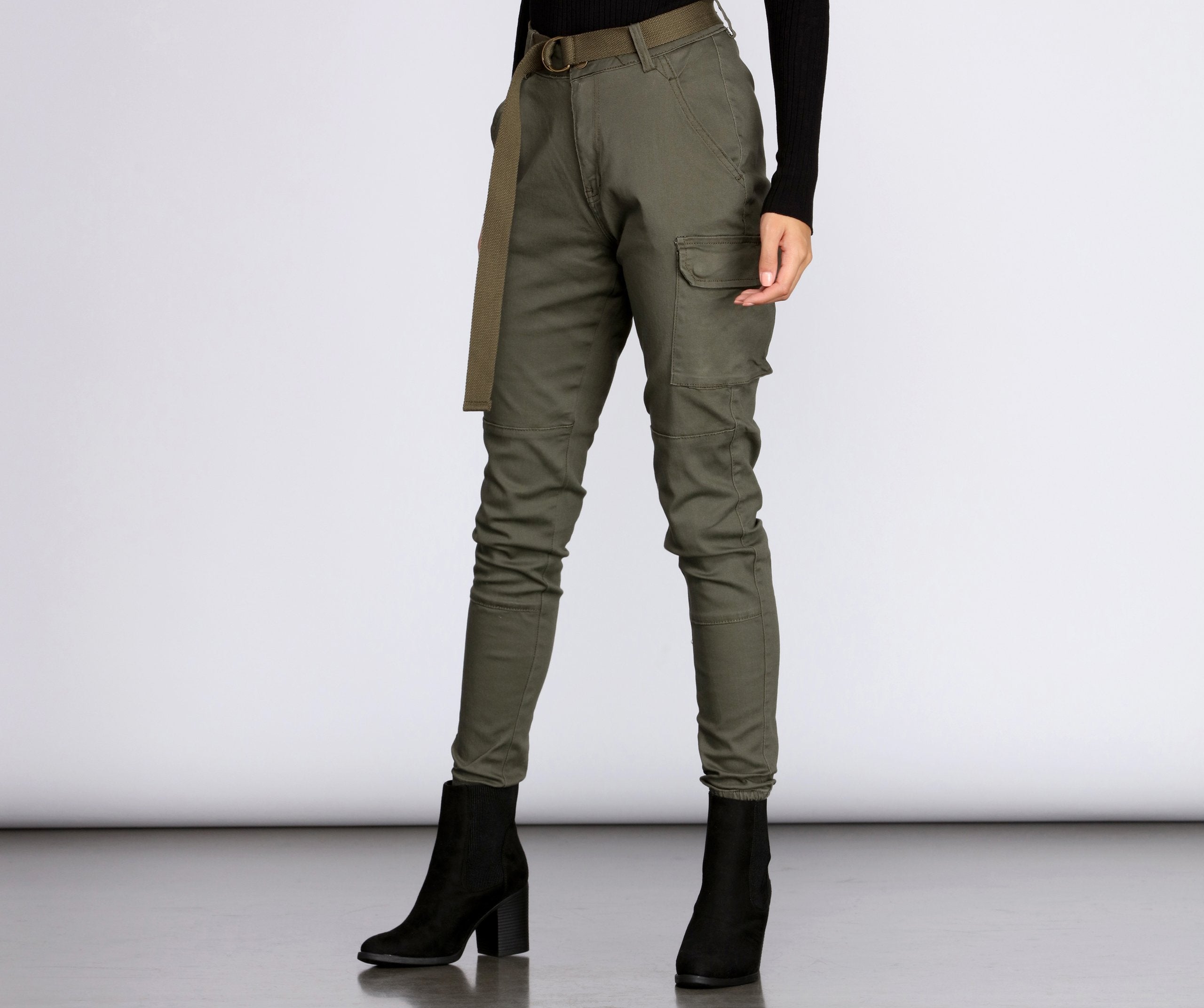 Cutie In Charge Cargo Joggers - Lady Occasions