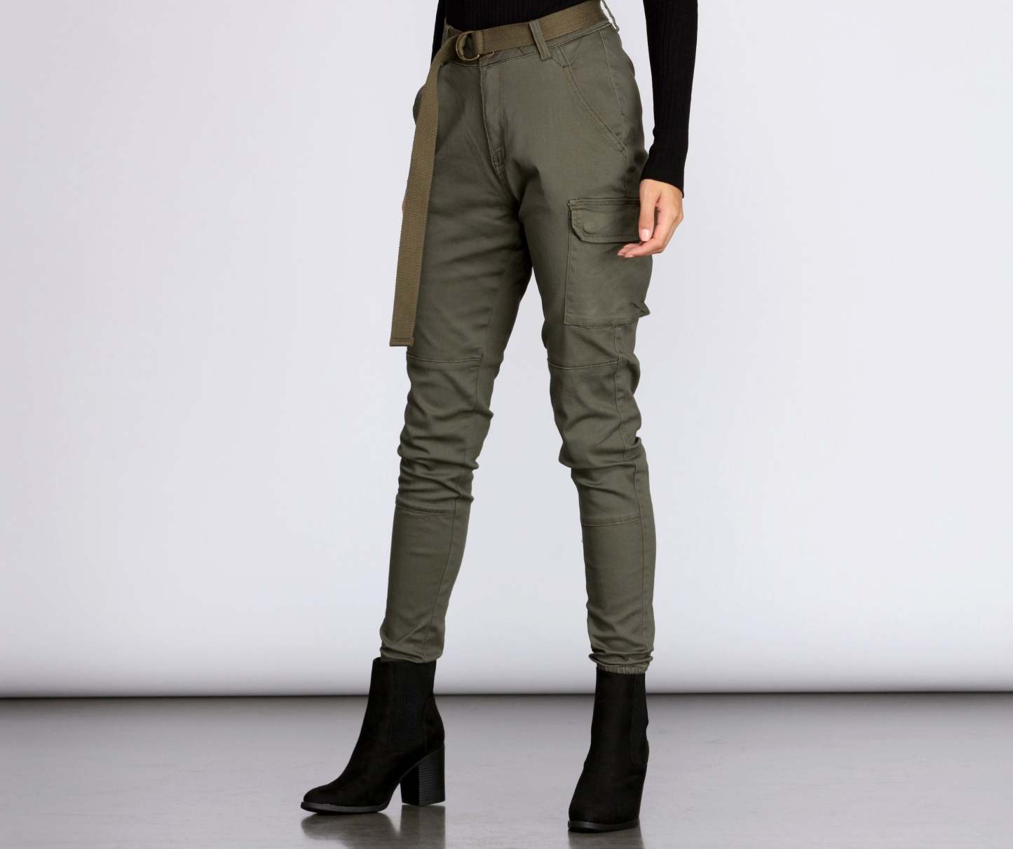 Cutie In Charge Cargo Joggers - Lady Occasions