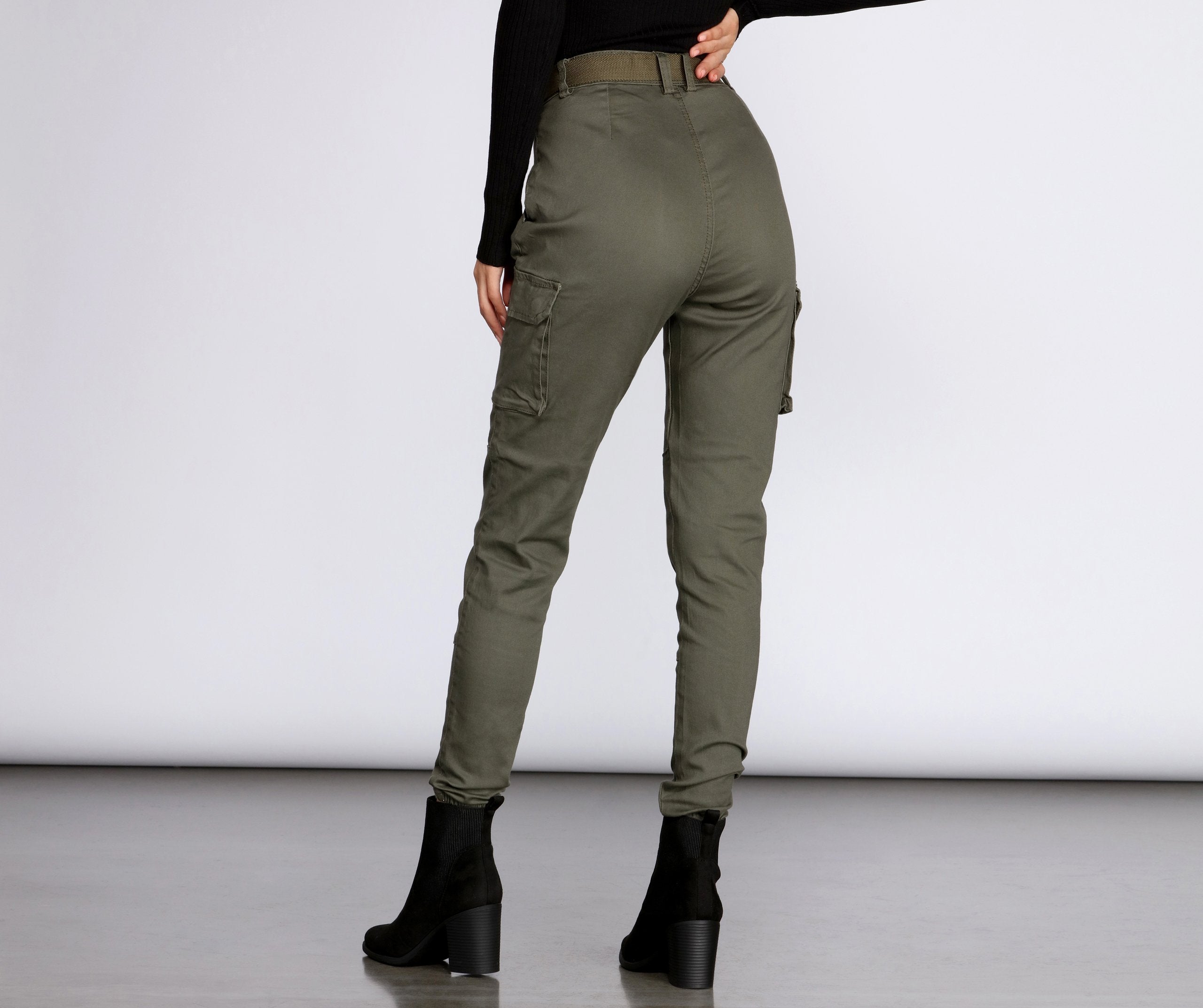 Cutie In Charge Cargo Joggers - Lady Occasions