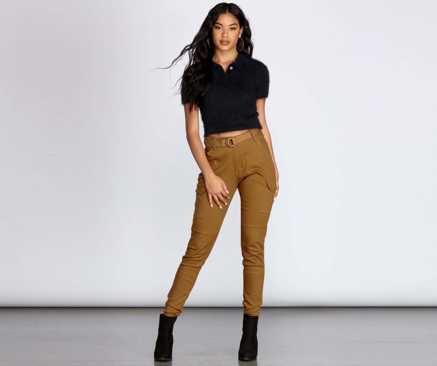 Cutie In Charge Cargo Joggers - Lady Occasions