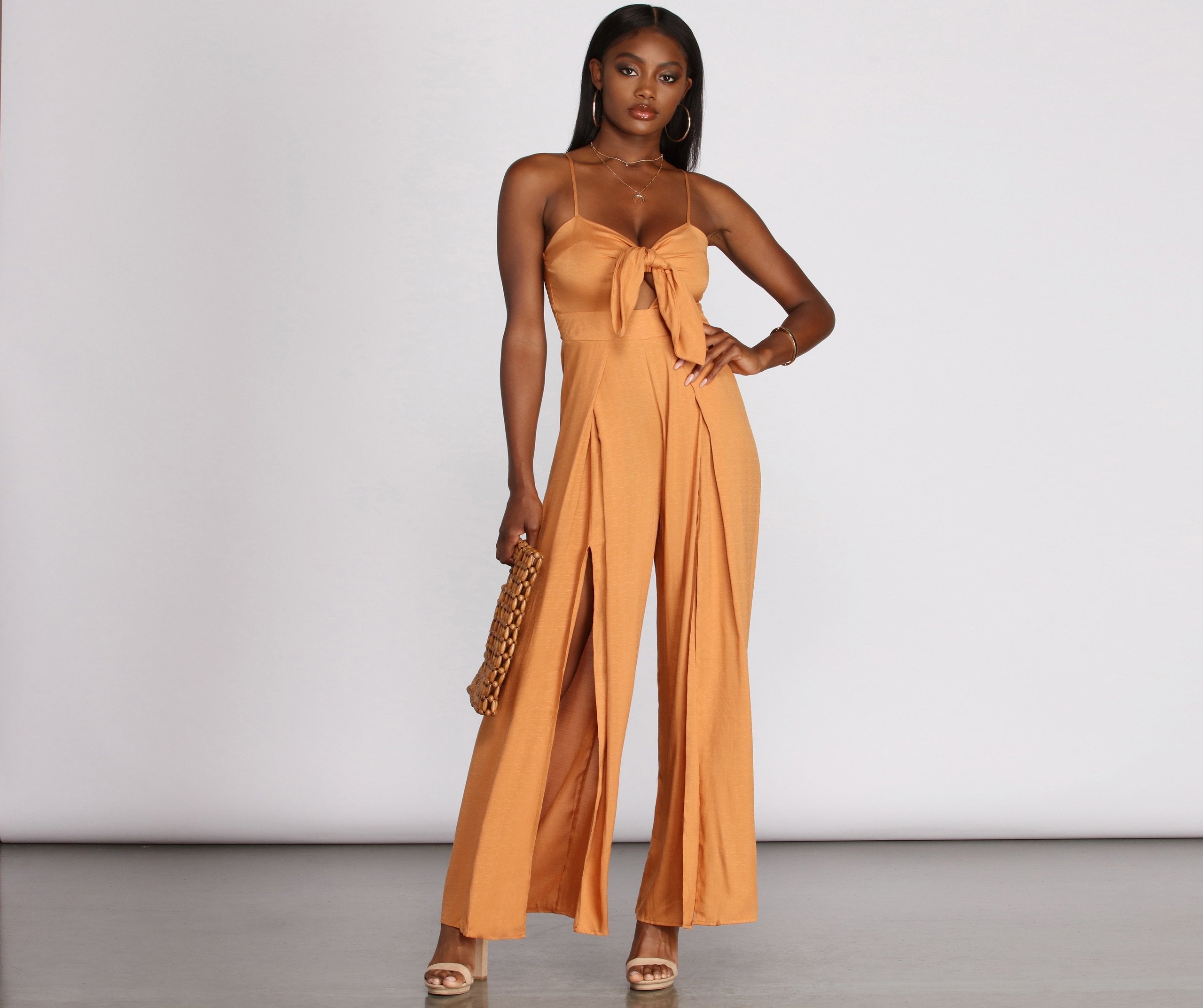 Sweet Surprise Wide Leg Jumpsuit - Lady Occasions