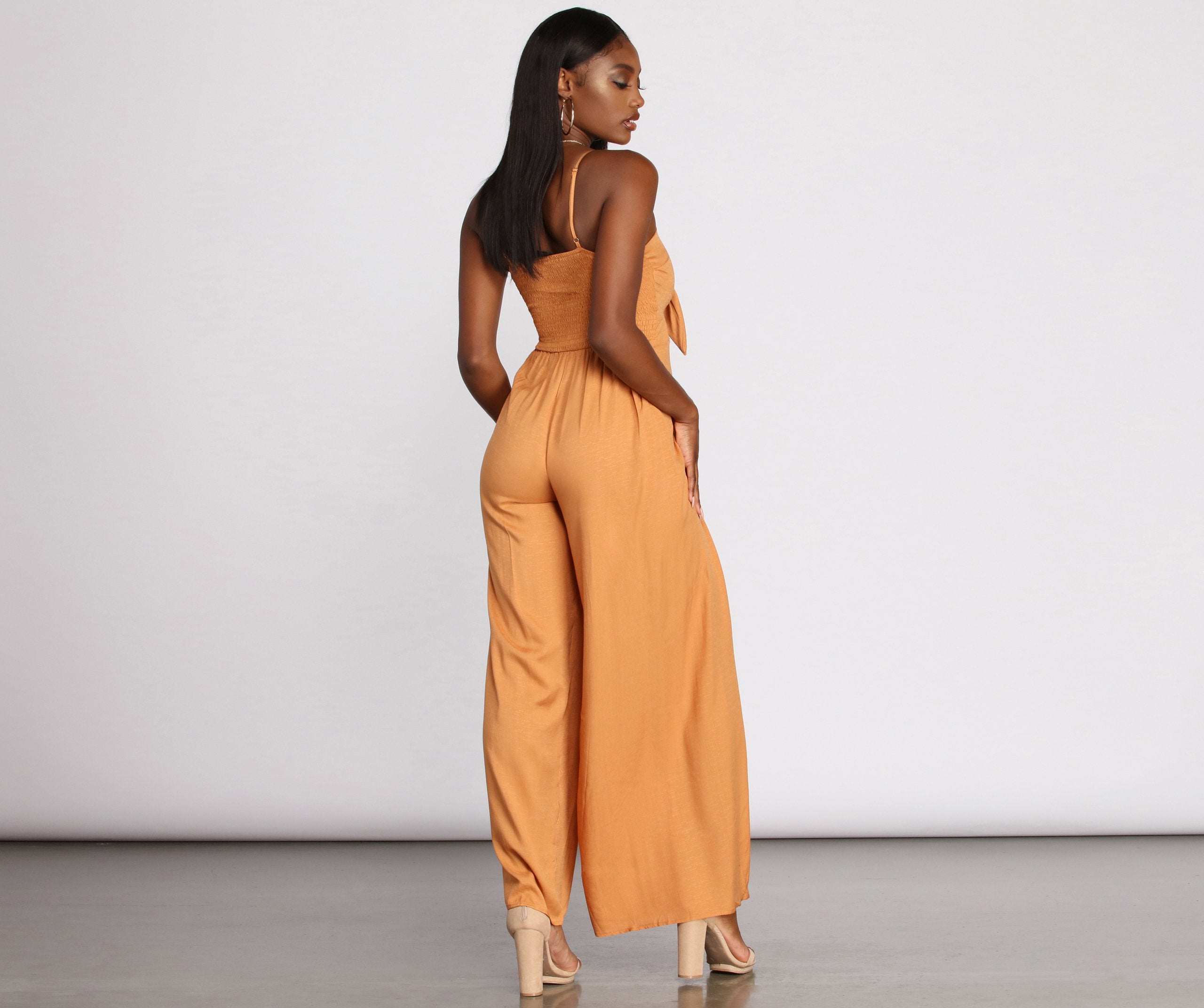 Sweet Surprise Wide Leg Jumpsuit - Lady Occasions