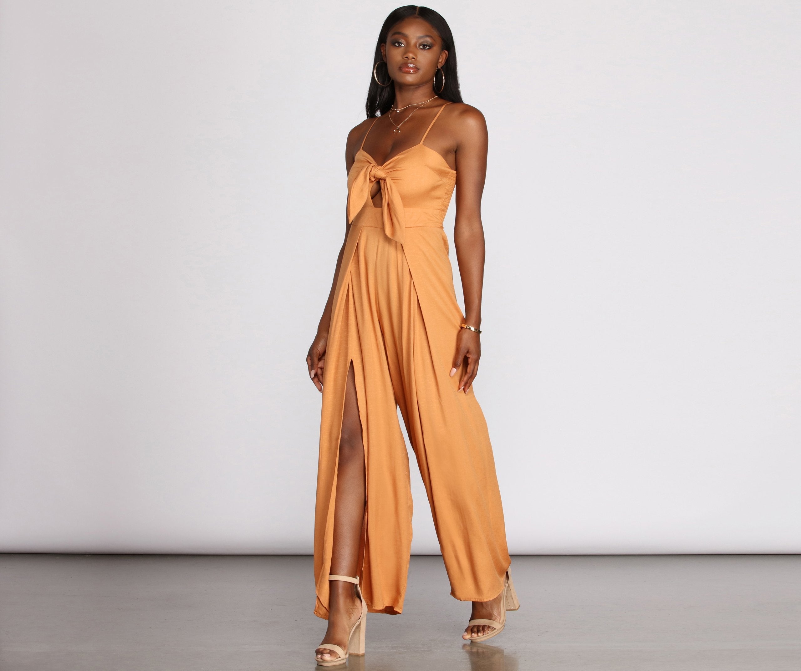 Sweet Surprise Wide Leg Jumpsuit - Lady Occasions