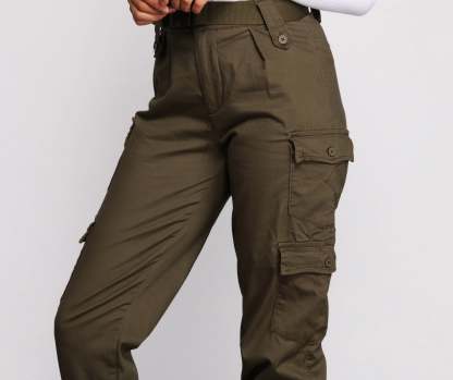 Belted Cargo Joggers - Lady Occasions