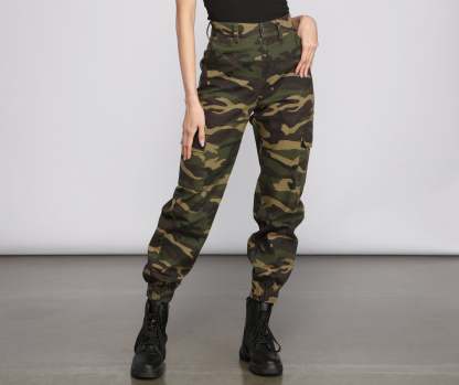 Undercover Camo Cargo Joggers - Lady Occasions