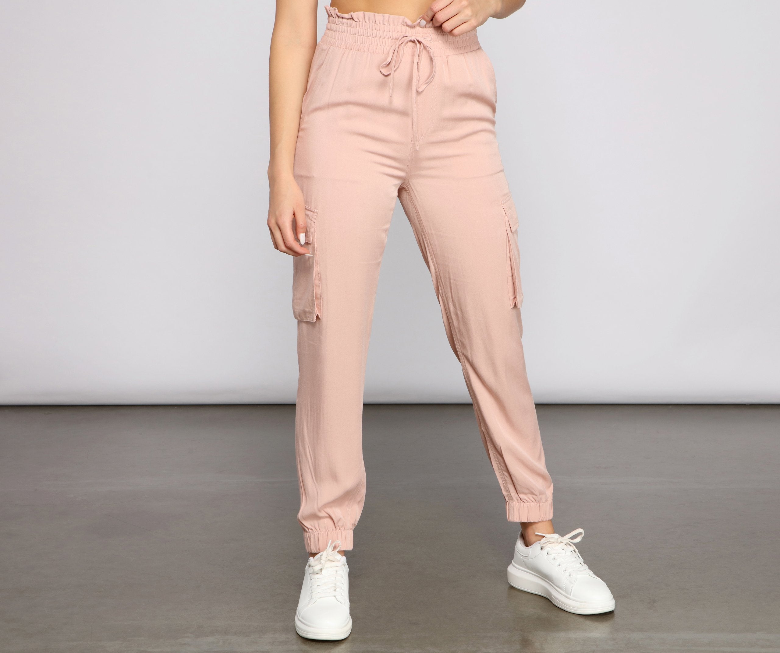 Trendy Moment Cargo Joggers - Lady Occasions