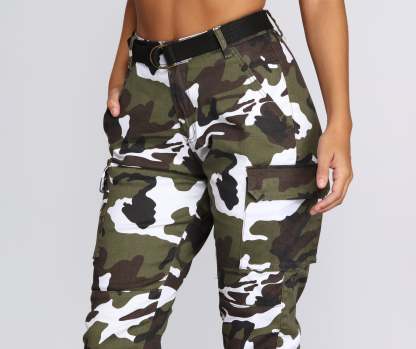 Off The Radar Camo Pants - Lady Occasions