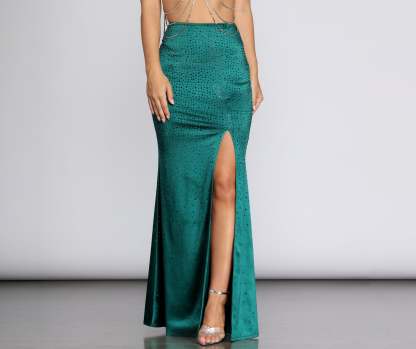 Under The Sea Satin Mermaid Skirt - Lady Occasions