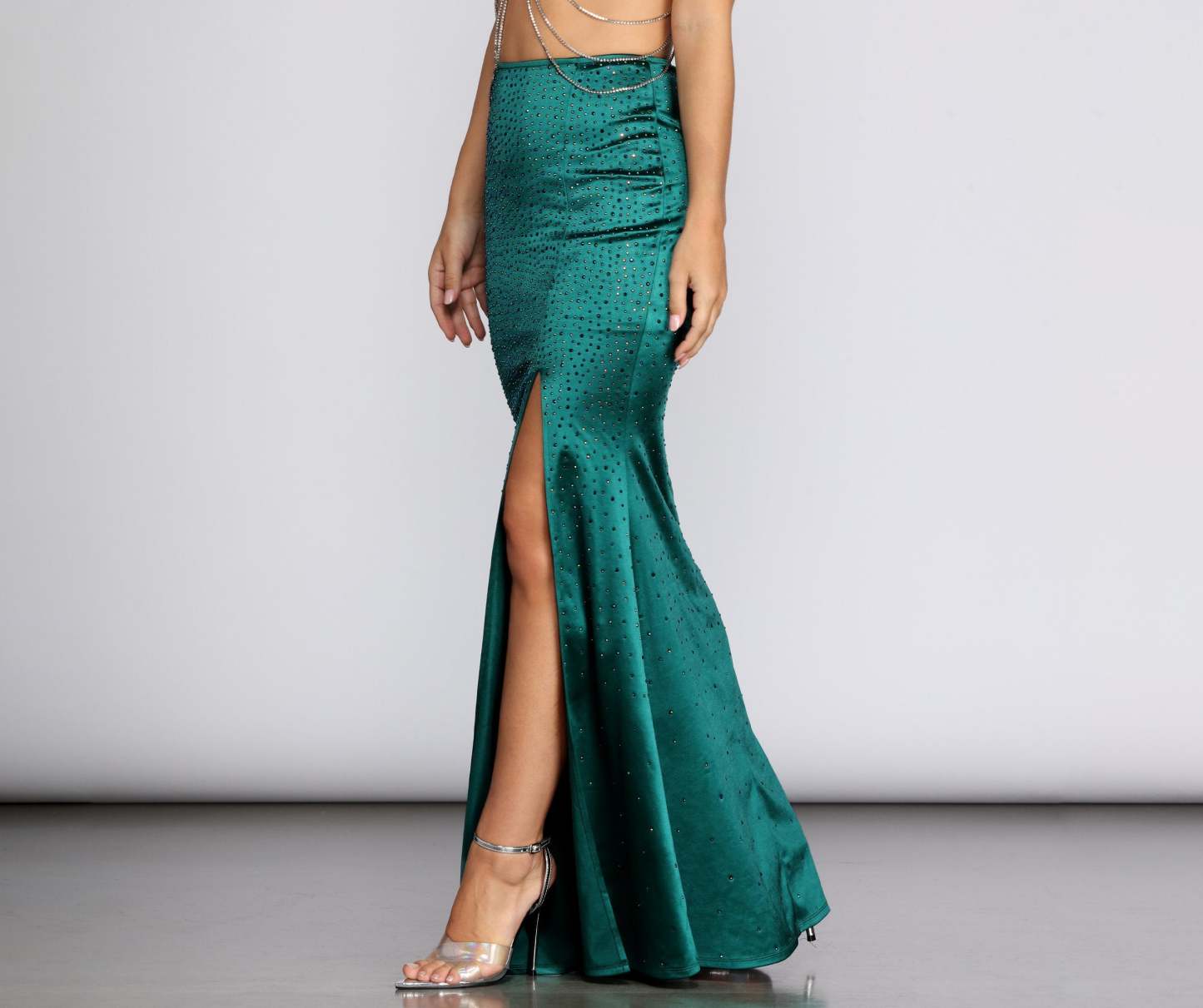 Under The Sea Satin Mermaid Skirt - Lady Occasions