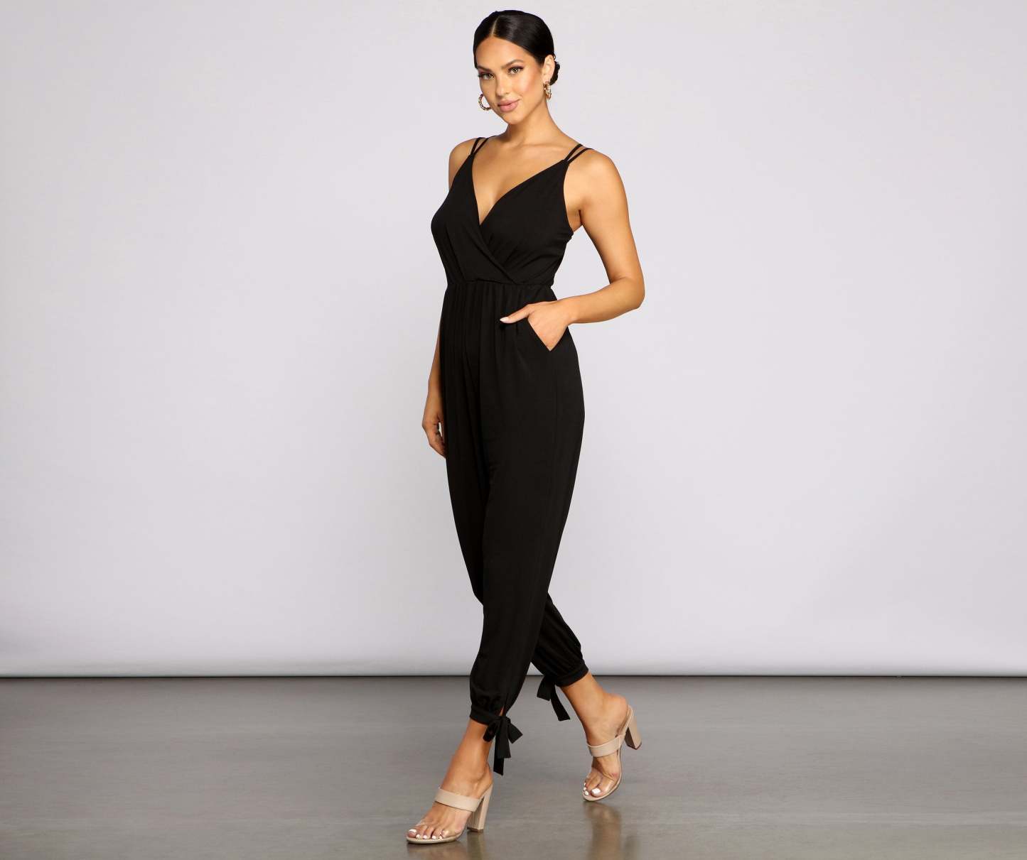 Feeling Glam And Gorgeous Sleeveless Jumpsuit - Lady Occasions